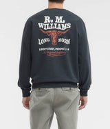 RM Williams Kandos Crew Sweatshirt Vintage Black Northern Ireland