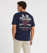 RM Williams Kandos T-Shirt Navy Northern Ireland Belfast