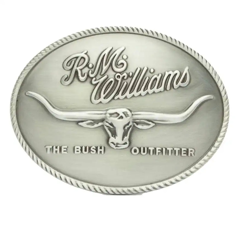 RM Williams Logo Buckle Silver Northern Ireland Belfast