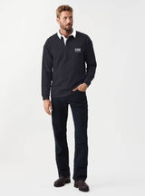 RM Williams Mens Classic RMW Rugby Shirt Navy Northern Ireland Belfast