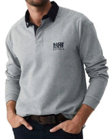 RM Williams Mens Classic RMW Rugby Top Grey/Navy Northern Ireland