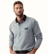 RM Williams Mens Classic RMW Rugby Top Grey/Navy Northern Ireland