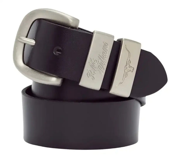 RM Williams Mens Drover Belt Black Northern Ireland Belfast