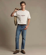 RM Williams Mens Holt T-Shirt Vintage White Northern Ireland Belfast