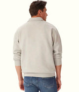 RM Williams Mens Mulyungarie Half Zip Sweatshirt Grey Marle Northern