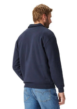 RM Williams Mens Mulyungarie Half Zip Sweatshirt Navy Northern