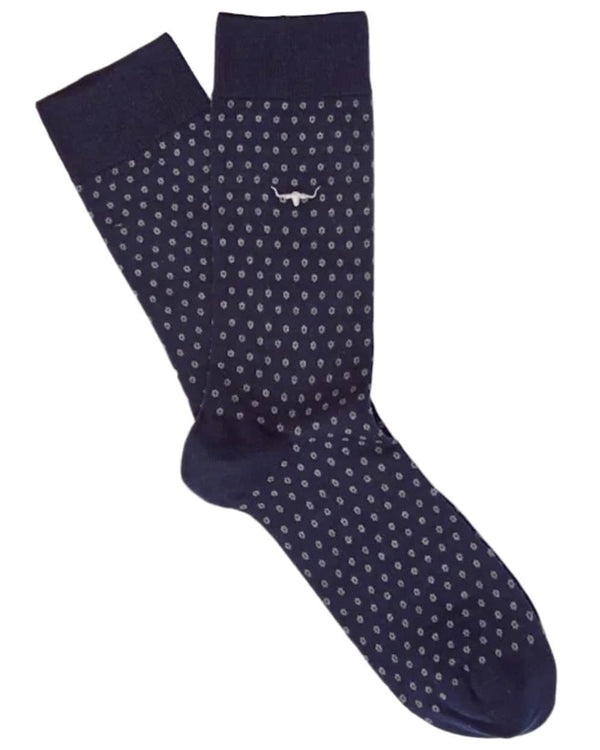 RM Williams Mens Nelson Socks Navy/Grey Northern Ireland Belfast