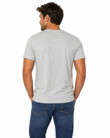 RM Williams Mens Parson T-Shirt Grey Marl/Chestnut Northern Ireland