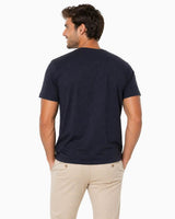 RM Williams Mens Parson T-Shirt Navy/Chestnut Northern Ireland Belfast