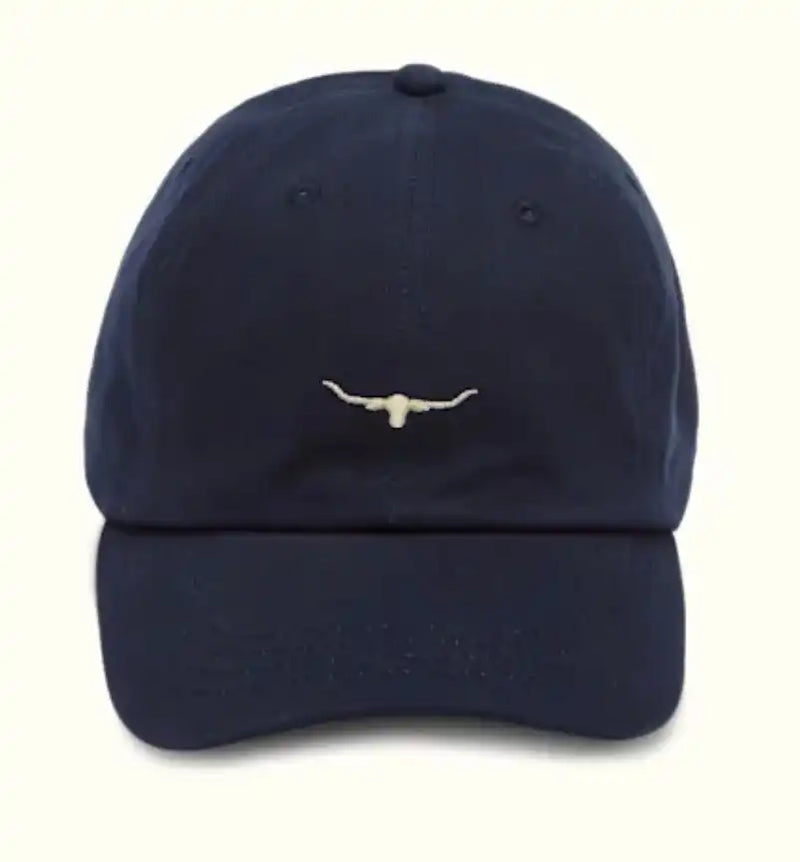 RM Williams Mini Longhorn Baseball Cap Navy/Bone Northern Ireland