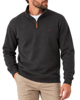 RM Williams Mulyungarie Half Zip Sweatshirt Charcoal Northern Ireland