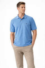 RM Williams Rod Polo Shirt Soft Blue Northern Ireland Belfast