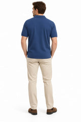 RM Williams Rod Polo Shirt Worker Blue Northern Ireland Belfast