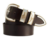 RM Williams Rope Drover Belt Chestnut Northern Ireland Belfast