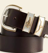 RM Williams Rope Drover Belt Chestnut Northern Ireland Belfast