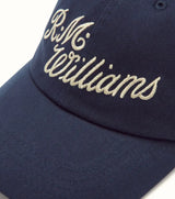 RM Williams Script Baseball Cap Navy/Bone Northern Ireland Belfast