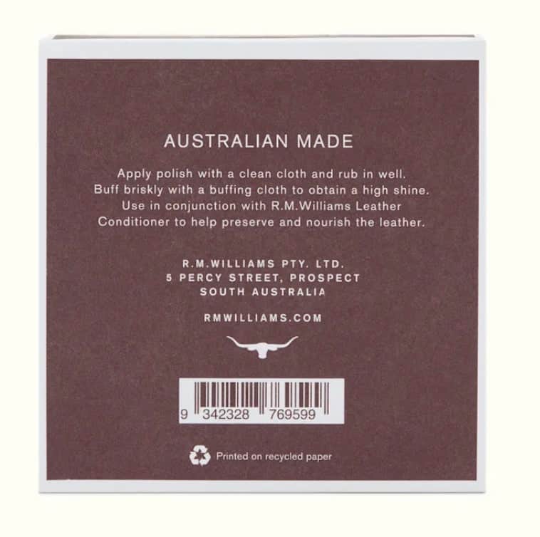 RM Williams Stockmans Boot Polish Chestnut Northern Ireland Belfast