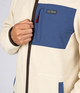 Saltrock Leo Men’s Full Zip Fleece Jacket Cream Northern Ireland