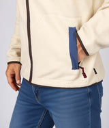 Saltrock Leo Men’s Full Zip Fleece Jacket Cream Northern Ireland