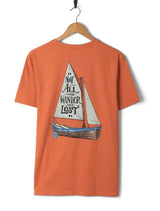 Saltrock Men’s Lost Ships T - Shirt Orange Northern Ireland Belfast