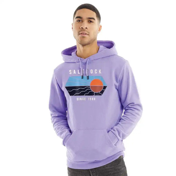 Saltrock Men’s Vantage Colour Pop Hoodie Purple Northern Ireland