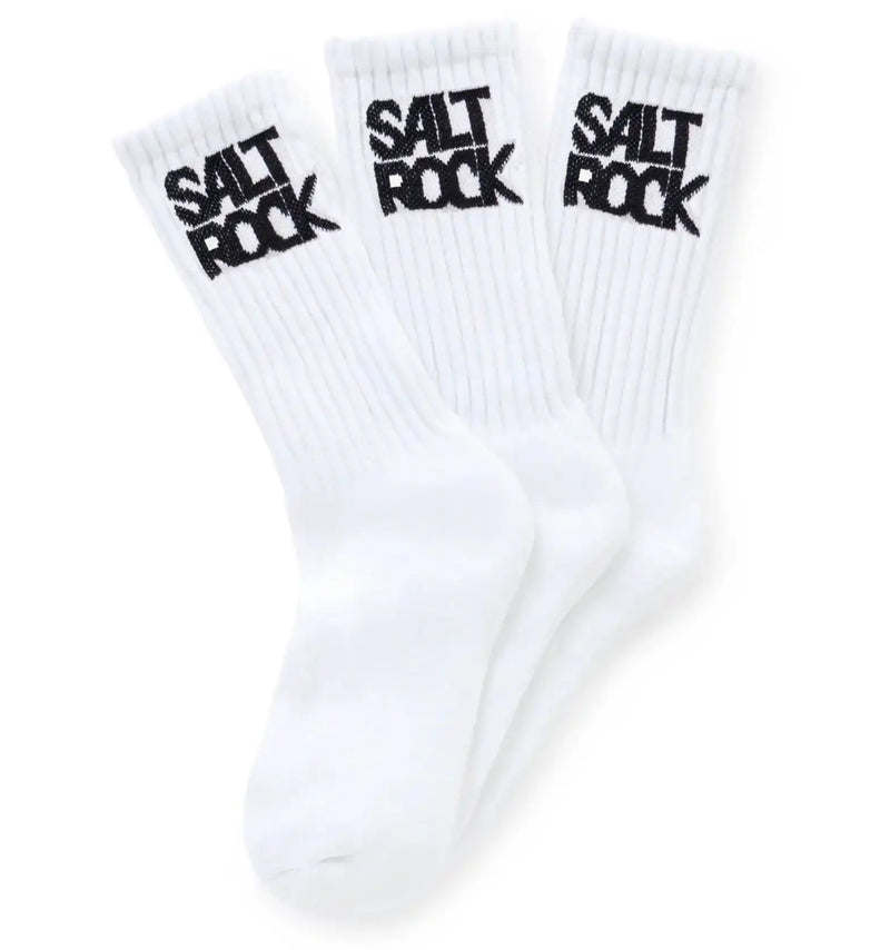 Saltrock Mens 3 Pack Athletic Socks White Northern Ireland Belfast