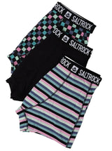 Saltrock Men’s Boxer Briefs 3 Pack Skatecheck Underwear Northern