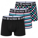 Saltrock Men’s Boxer Briefs 3 Pack Skatecheck Underwear Northern