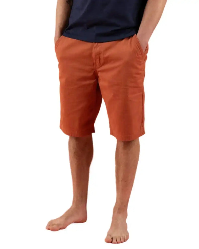 Saltrock Mens Chino Shorts Dark Orange Northern Ireland Belfast