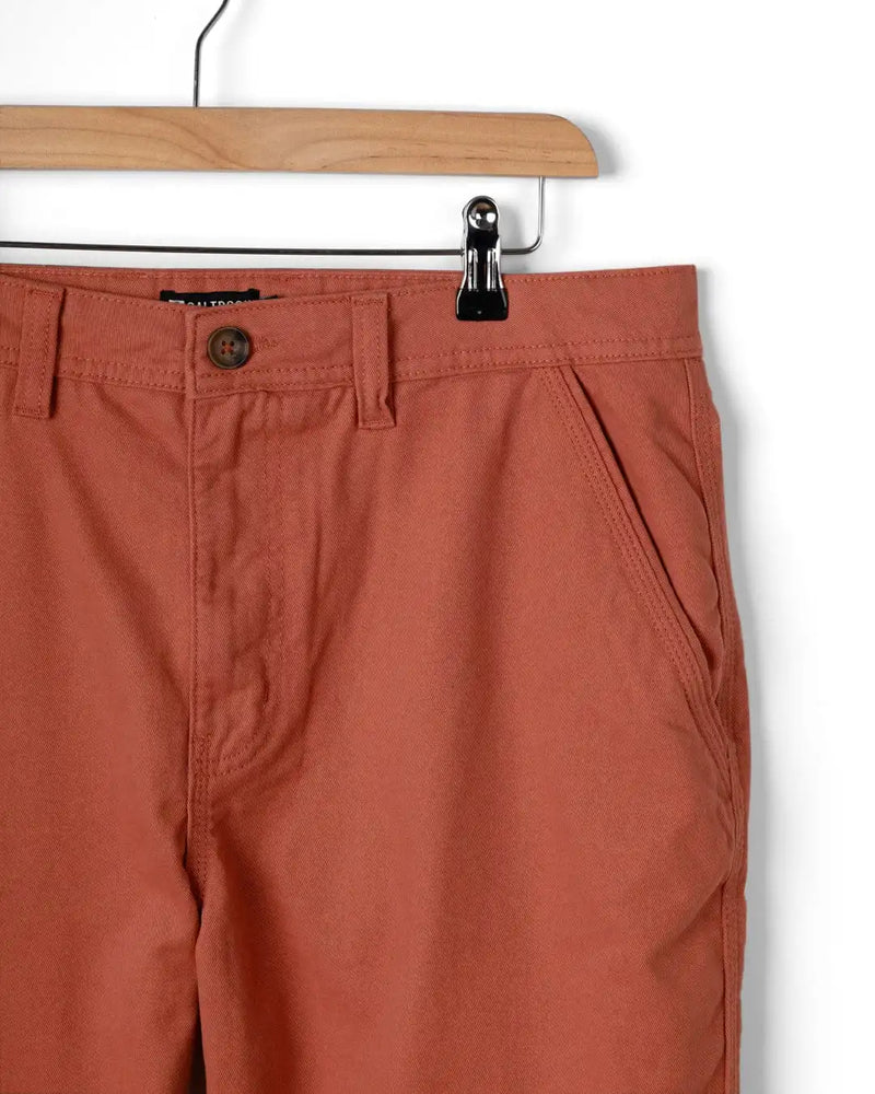 Saltrock Mens Chino Shorts Dark Orange Northern Ireland Belfast