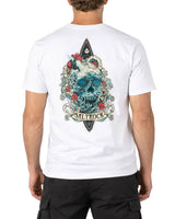 Saltrock Mens Dark Water Colour T-Shirt White Northern Ireland Belfast