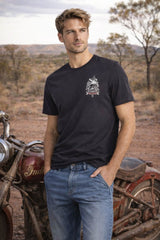 Saltrock Mens Dark Water T-Shirt Dark Grey Northern Ireland Belfast