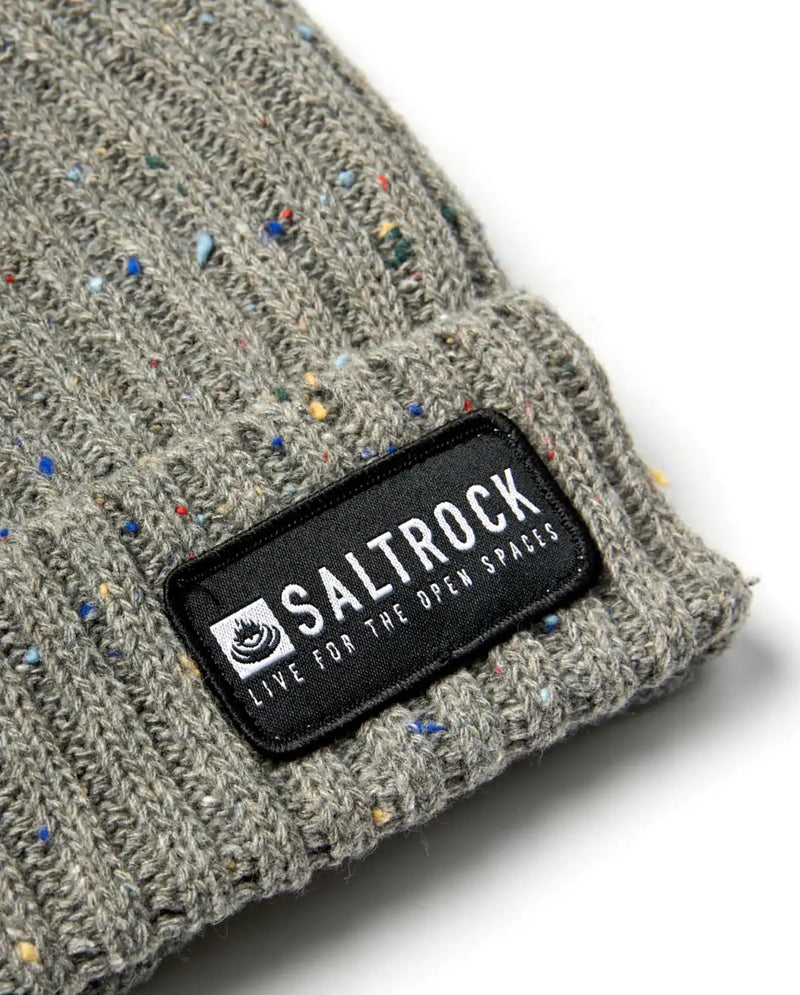 Saltrock Mens Heritage Beanie Hat Grey Northern Ireland Belfast