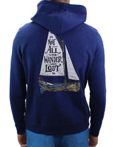 Saltrock Men’s Lost Ships Pop Hoodie Blue Ballynahinch Northern