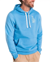 Saltrock Mens Lost Ships Pop Hoodie Light Blue Northern Ireland