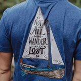 Saltrock Lost Ships T-Shirt Blue