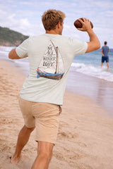 Saltrock Mens Lost Ships T-Shirt Light Green Northern Ireland Belfast