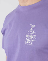 Saltrock Mens Lost Ships T-Shirt Purple Northern Ireland Belfast