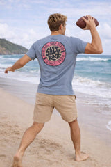 Saltrock Mens Original SR T-Shirt Blue Northern Ireland Belfast