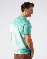 Saltrock Mens Original SR T-Shirt Tie Dye Green/ Dark Pink Northern