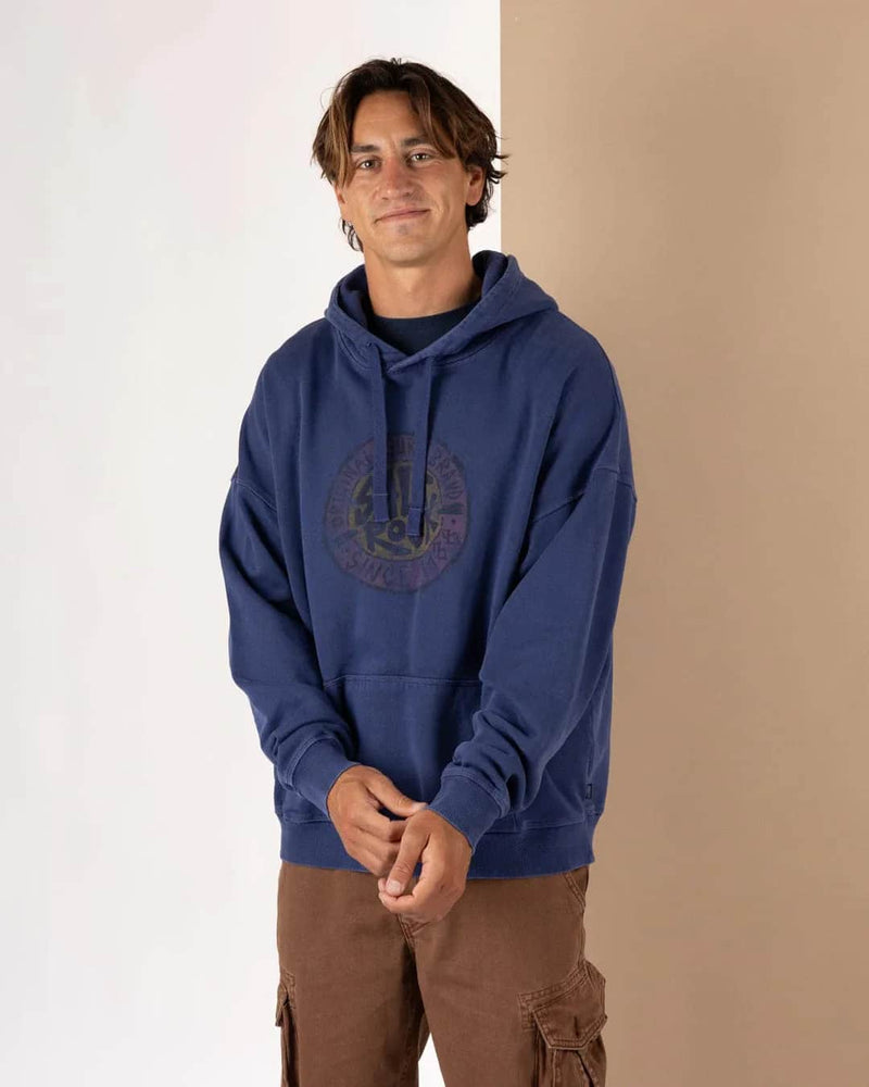 Saltrock Mens Original Warp Oversized SR Hoodie Purple Northern