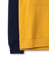 Saltrock Mens Pitcher Raglan Pop Hoodie Yellow/Blue Northern Ireland