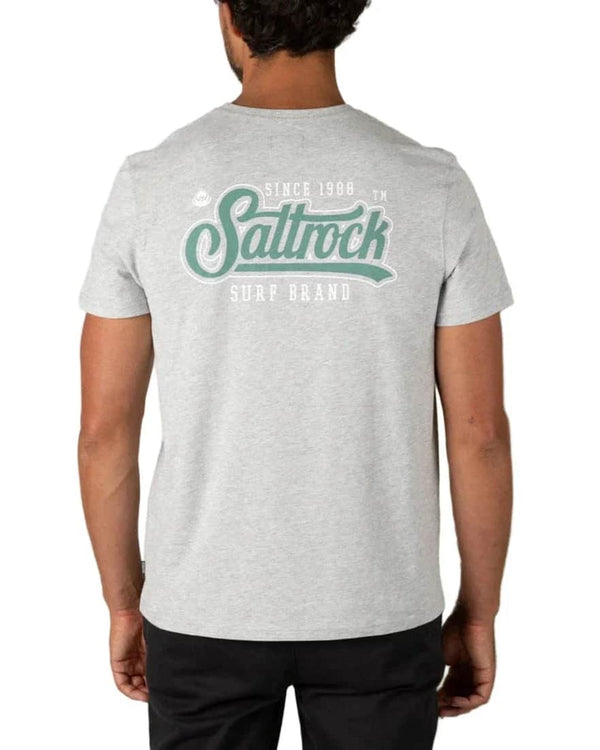 Saltrock Mens Pitcher T-Shirt Grey Northern Ireland Belfast