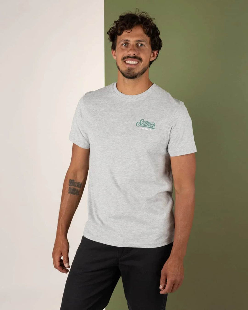 Saltrock Mens Pitcher T-Shirt Grey Northern Ireland Belfast