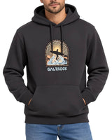 Saltrock Mens Portal Classic Pop Hoodie Grey Northern Ireland Belfast