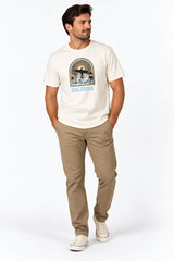 Saltrock Mens Portal T-Shirt Cream Northern Ireland Belfast