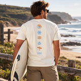 Saltrock Mens Portal T-Shirt Cream Northern Ireland Belfast