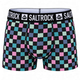 Saltrock Mens Skatecheck Boxer Pack Black Northern Ireland Belfast