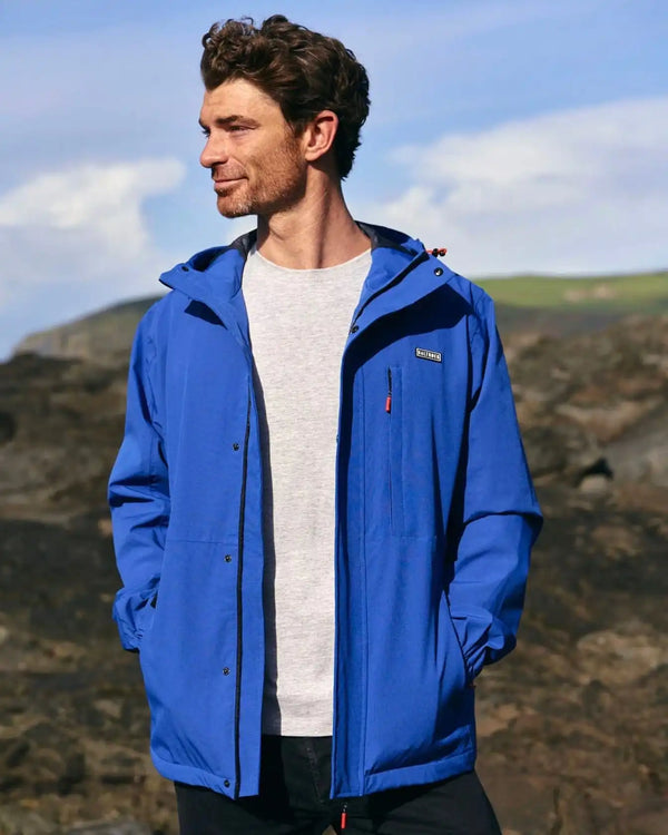 Saltrock Mens Whistler Hooded Jacket Blue Northern Ireland Belfast