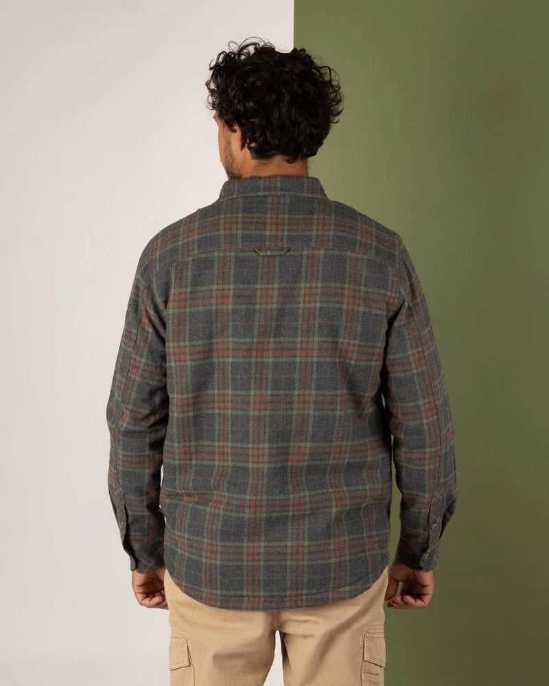 Saltrock Mens Woody Sherpa Lined Shacket Grey Northern Ireland Belfast